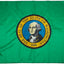Bandera Washington nailon 200D FMAA resistente fabricada