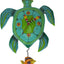 Reloj de pared con péndulo tortuga caprichosa
