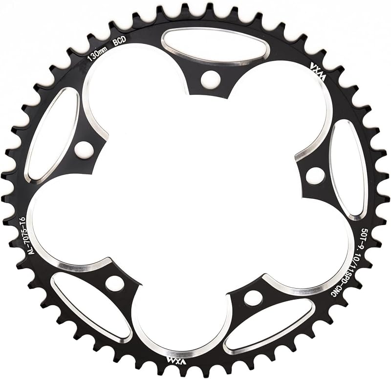 Plato 130BCD aluminio 7075-T6 para bicicleta carretera 38-60T