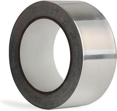Cinta aluminio 2x100pulg plateada 4mil alta temp HVAC