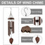 Campanillas viento cardenales conmemorativas 32"