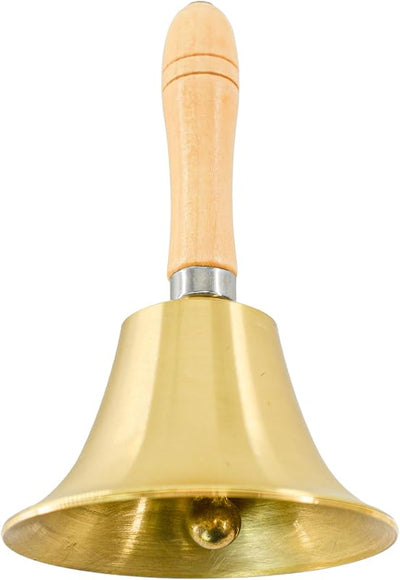 Campanas latón macizo mango madera para iglesia hotel