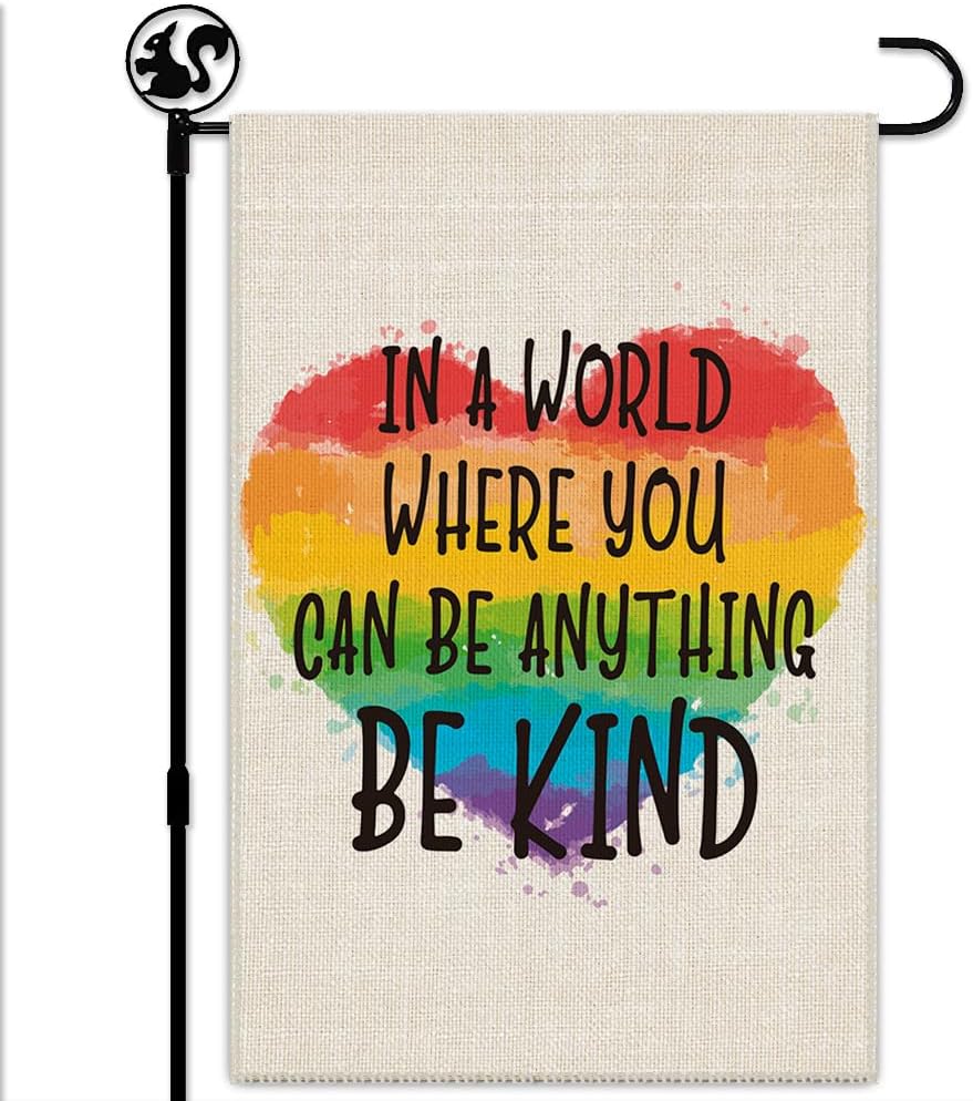 Bandera jardín 12x18" Be Kind