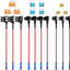 Kit 10 Derivadores Fusibles 12V 3 Tipos Conector Automóvil