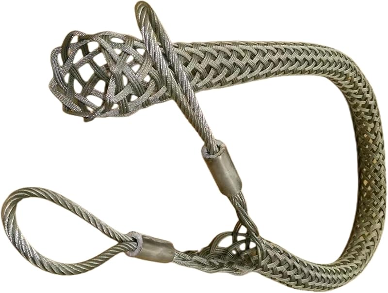Agarre tracción malla alambre doble cabeza para cables