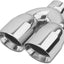 Tubo escape 2.5pulg adaptador doble pared 3.5pulg 9.5pulg