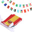 Bandera cuerda 100 países 82ft decoración eventos