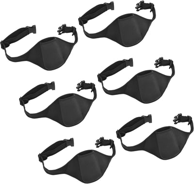 6 Cinturones Micrófono Ajustable para Teatro Profesores Negro