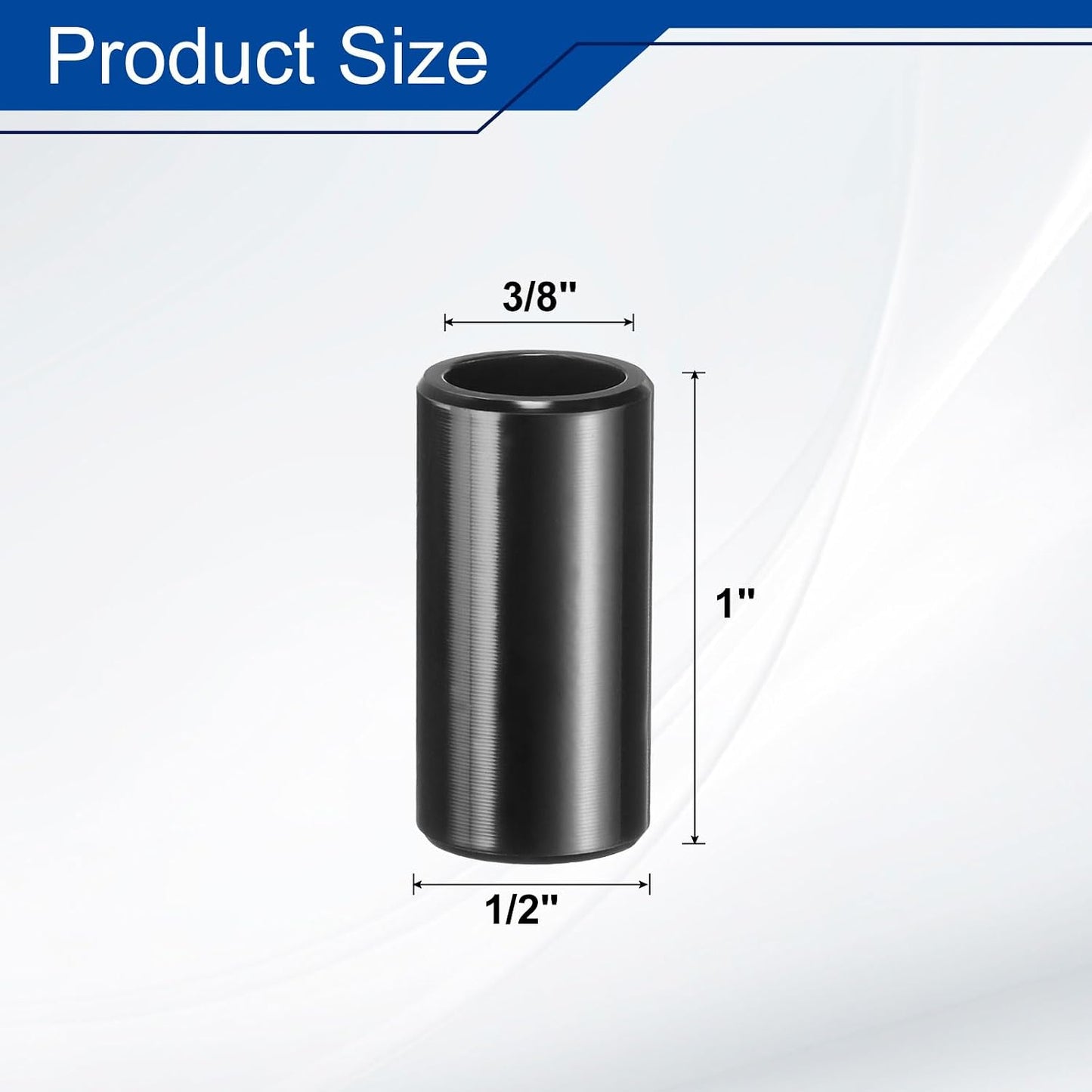 10 Pzas Espaciadores Acero Inox 3/8x1/2x1