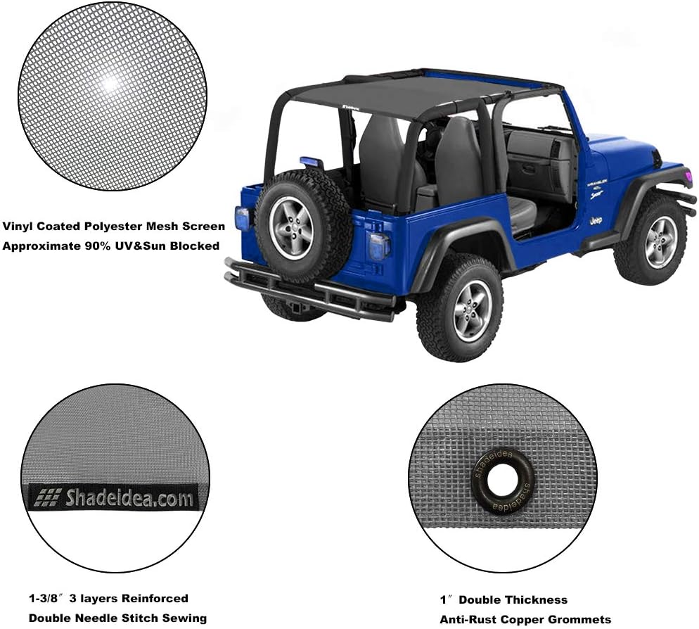 Parasol superior para Jeep Wrangler TJ
