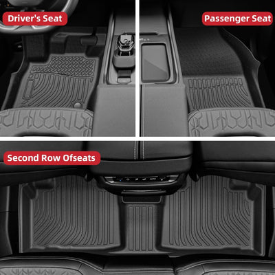 Alfombrillas TPE Ford Edge 15-24 Set completo delantero