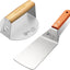 Prensa hamburguesas acero inox 304 girador ancho 6pulg