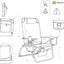 Silla playa Big Jumbo aluminio resiste 500lb