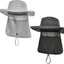 2 Pzas Sombrero Sol UV Plegable Malla para Pesca Senderismo
