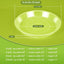 Plato transparente para plantas 4-10" set 8