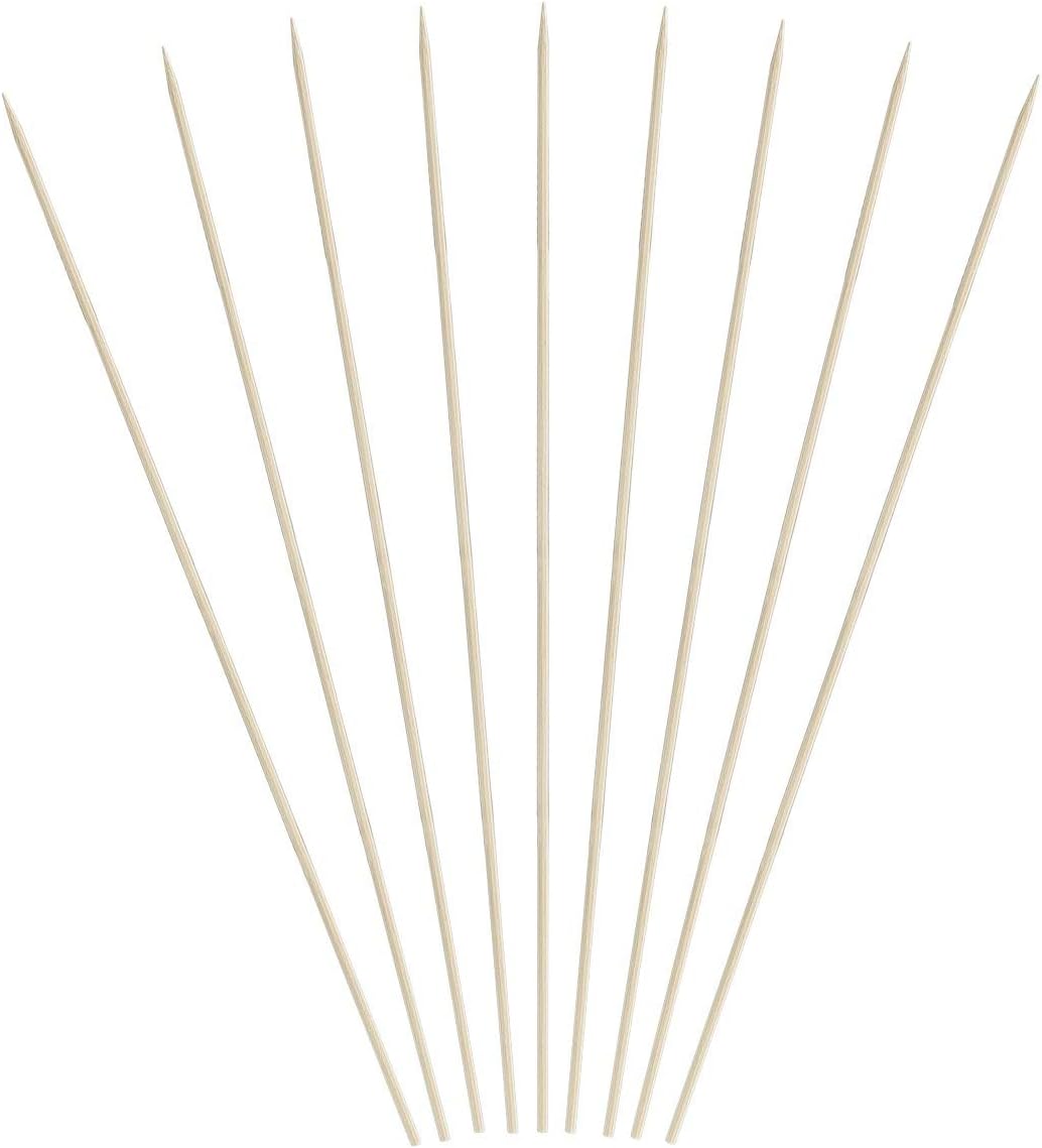 1600 Pinchos Bambú 4" x 0.098" Shish