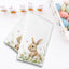 Juego de 4 toallas de cocina de Pascua con conejo 18 x 26 pulgadas