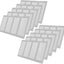 Rejilla retorno aire metal pantalla plagas 10 Uds Blanco