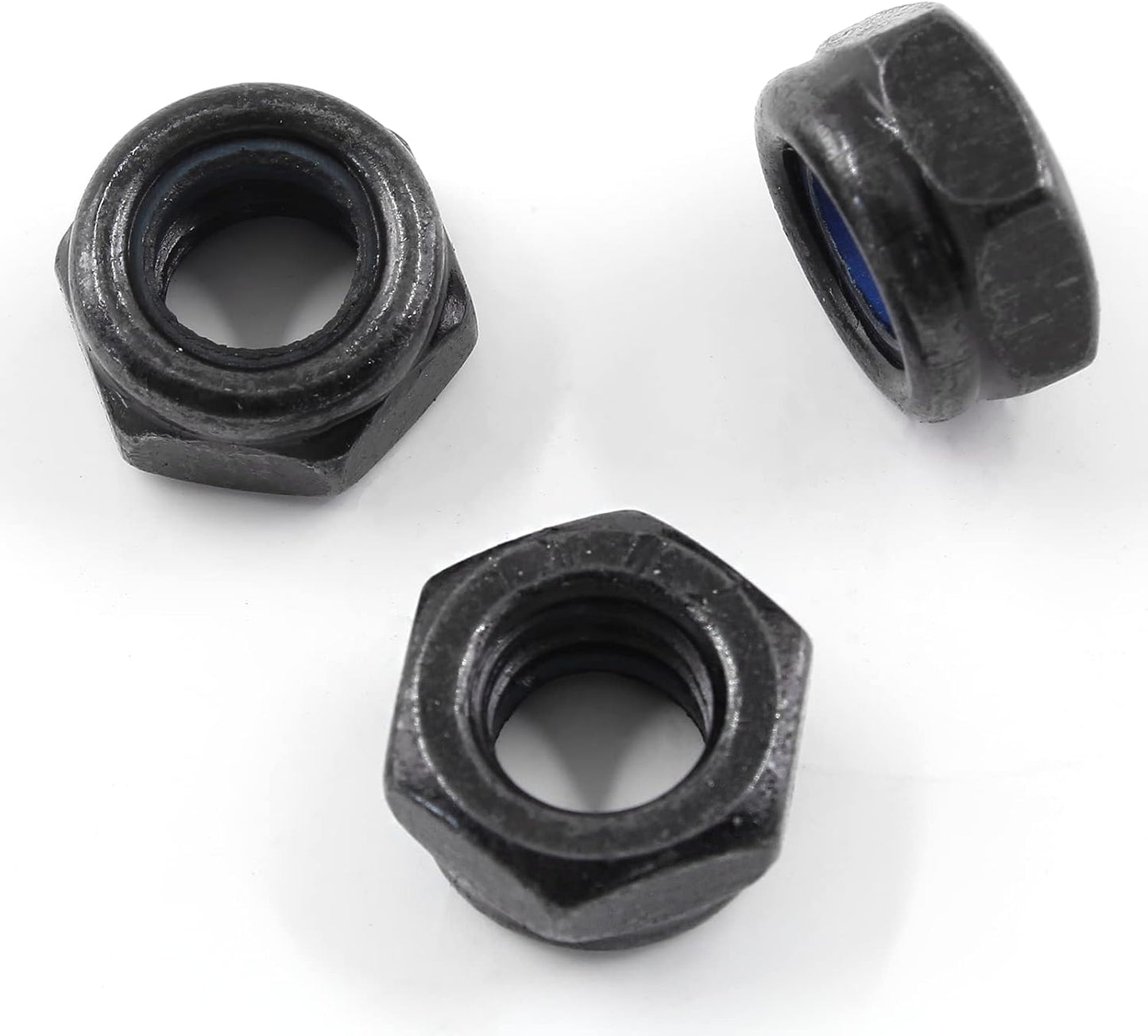 50 Tuercas Bloqueo M8 x 0.049pulg Insertadas Negro