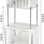 Organiz. maquillaje 2 niveles con cajón para baño