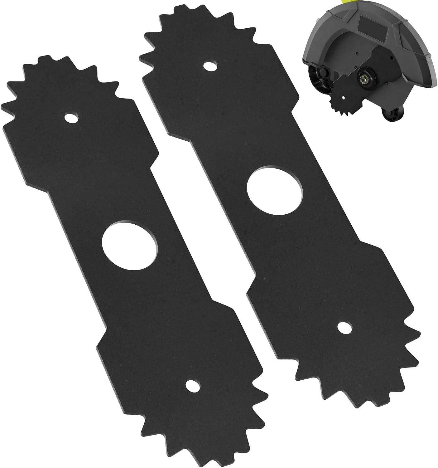 2 Pzas Cuchillas Bordeadora 9" Repuesto Ryobi RY13050