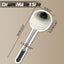 2 Pzas Palo Tambor Fieltro Lana 12.6pulg Antiderrap Beige