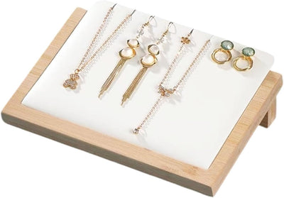Organiz. joyas collar aretes cadenas pulseras blanco