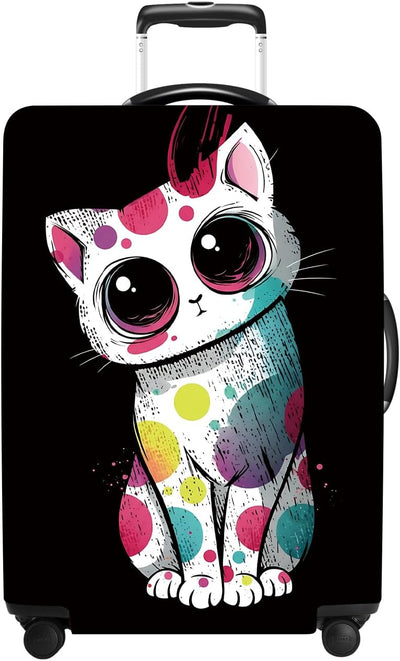 Funda equipaje antiarañazos 20-34pulg Colorful Cat