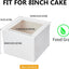 30 Cajas Panadería 10x10x8pulg con Ventana para Pasteles