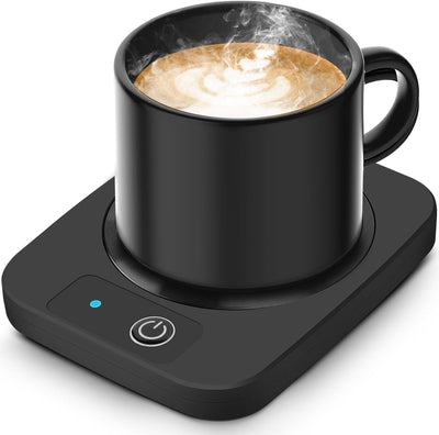 Calentador de taza de café inteligente con panel de aluminio para oficina