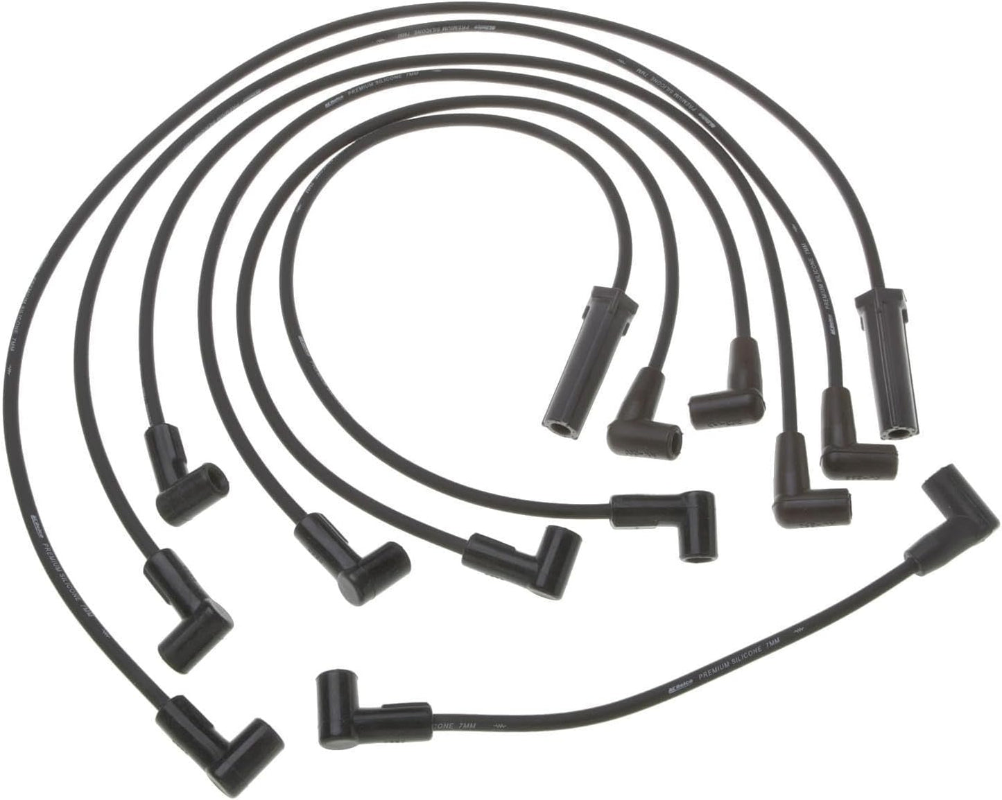 Set cables bujías color gris