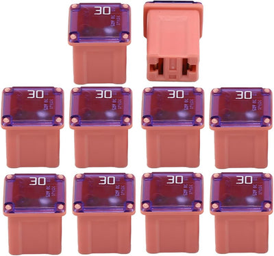 Kit 10 fusibles micro cartucho 30A FMM Mcase Jcase