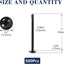 Tornillos acero inox #10x2 500pzas cabeza autorroscada