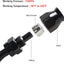 Adaptador manguera PTFE 10AN 90 grados anodizado negro