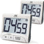 Temporizador cocina digital 3pulg alarma magnética blanco