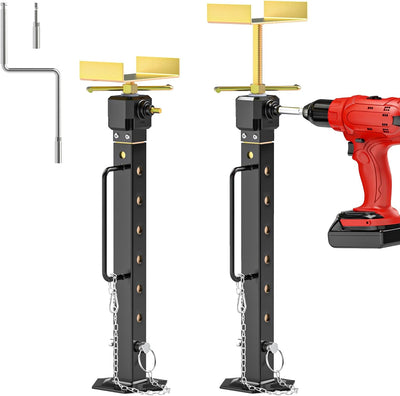 2 Gatos Soporte Deslizables RV Ajustables 20-44" 5000lb
