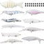 Kit señuelo pesca blanco 249 piezas sin pintar accesorios