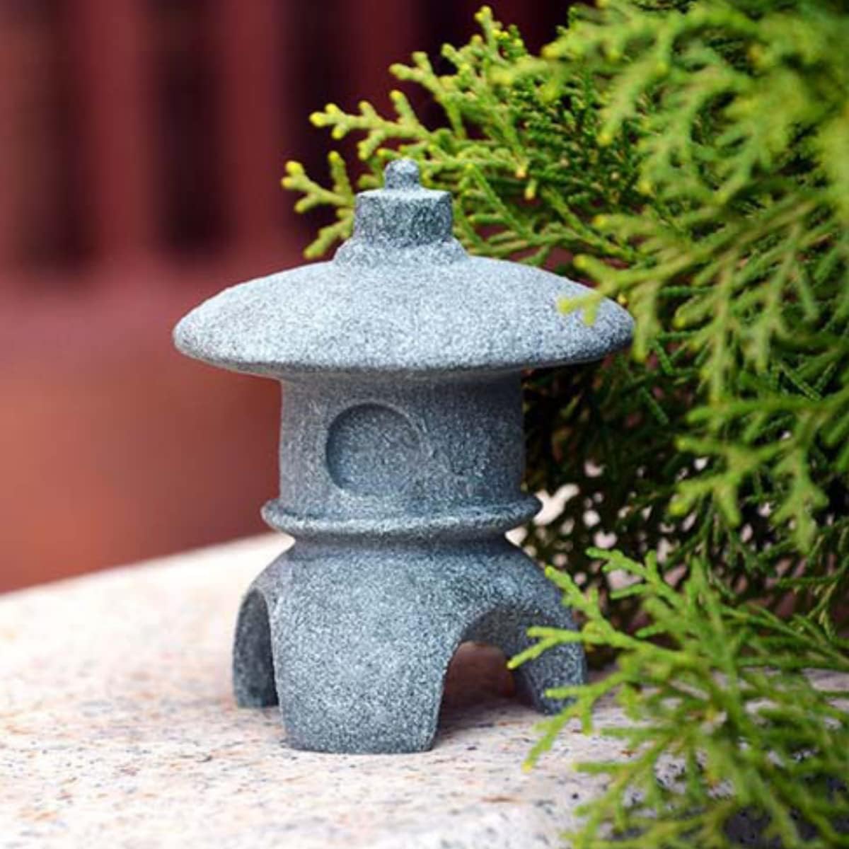 3 Pzas Estatuas Pagoda Farol Jardín Decoración Zen
