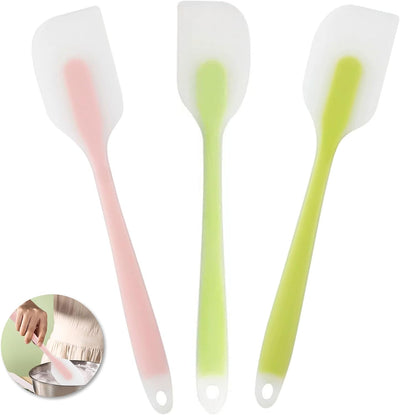 3 Espátulas Silicón 8.2pulg Antiadherentes para Hornear