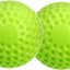 12 Pelotas Béisbol 9" Verdes con Hoyuelos