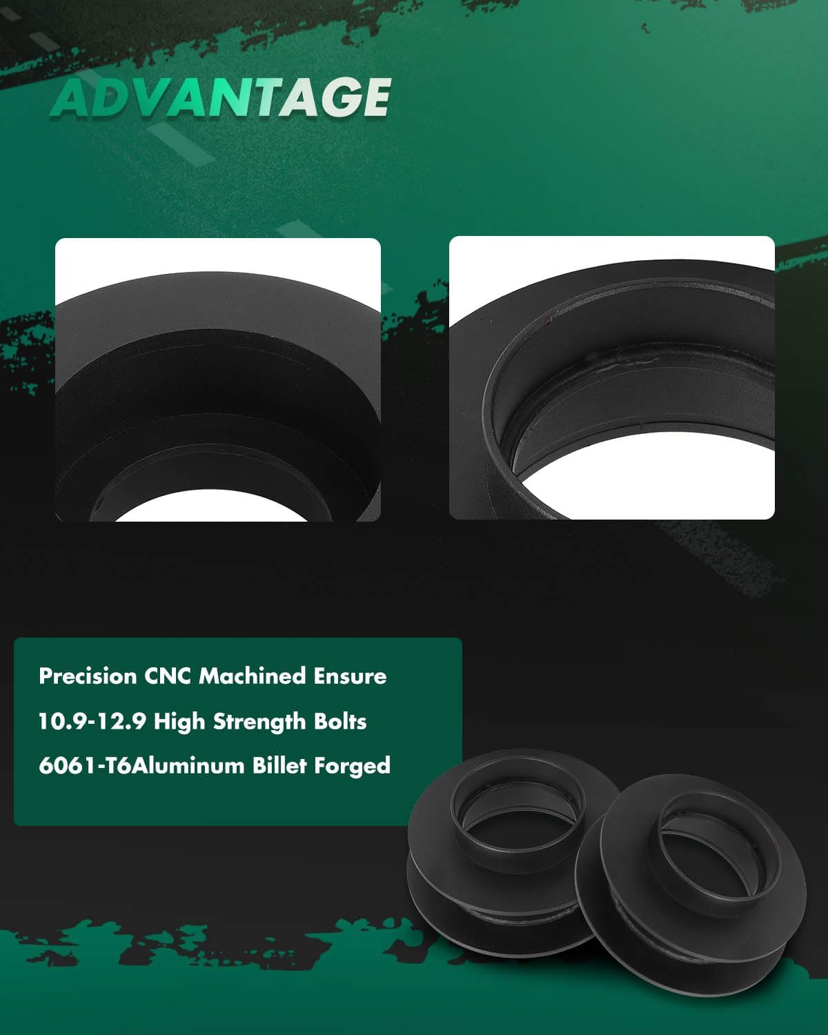 Kit elevación trasera Jeep Liberty KJ 2" 2002-07