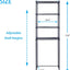 Estante refrigerador 4 niveles metal negro
