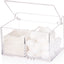Soporte Qtip 2 rejillas acrílico transparente baño