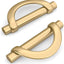 10 Tiradores Gabinete Bronce Champán 1.26" Estilo Clásico