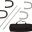 Set herradura acero carbono reforzado negro gris