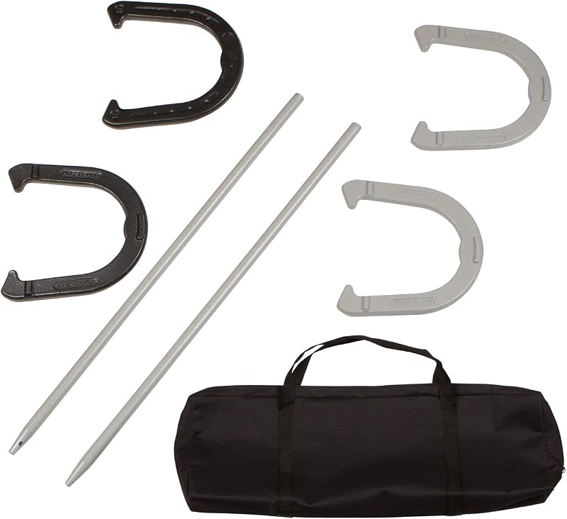 Set herradura acero carbono reforzado negro gris