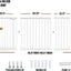 Puerta seguridad bebés perros metal blanco 85.8-90.5"