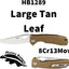 Cuchillo bolsillo hoja bronceada 3.63" mango fibra vidrio