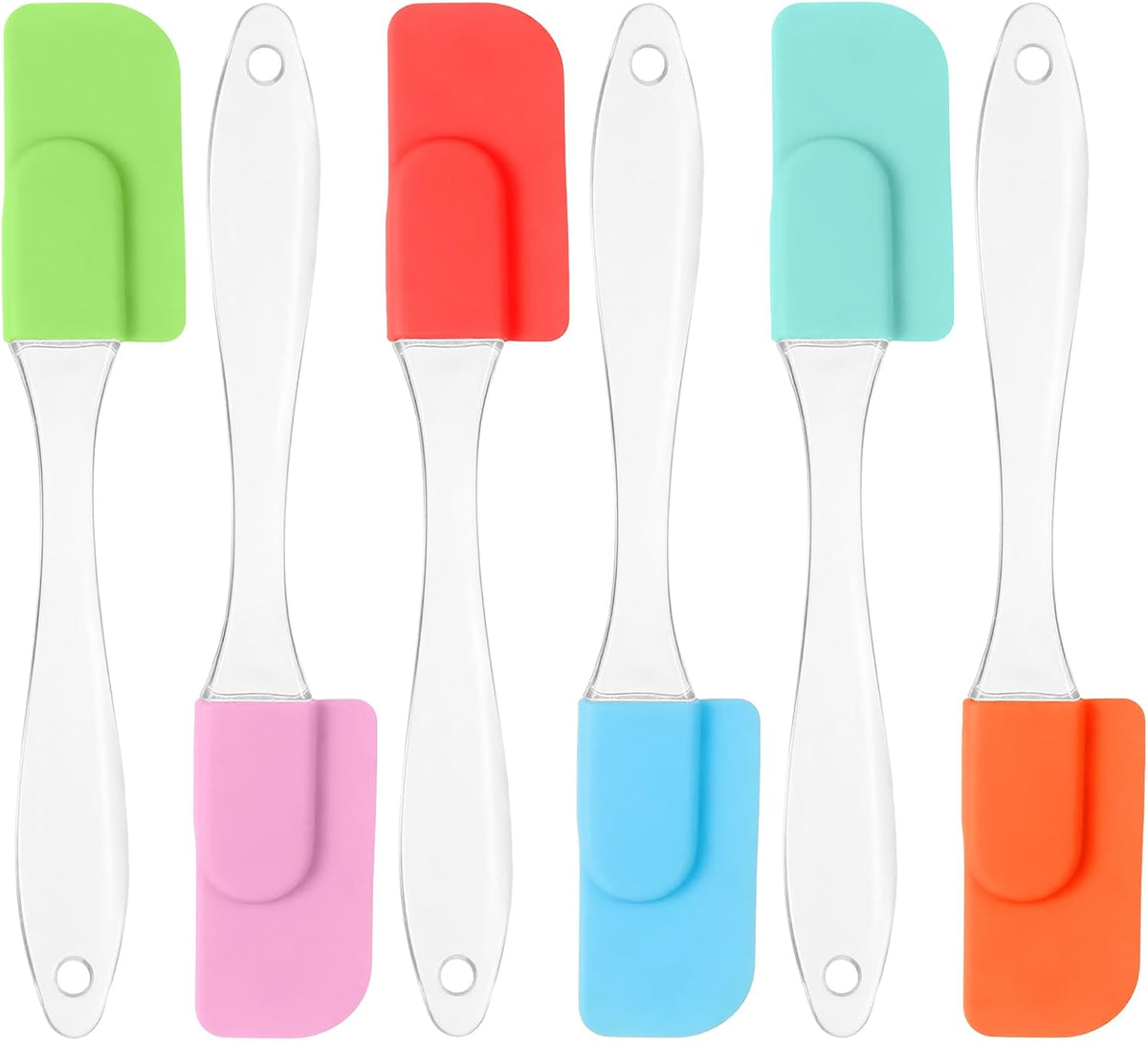 Set 6 Espátulas Silicona Antiadherentes Cocina