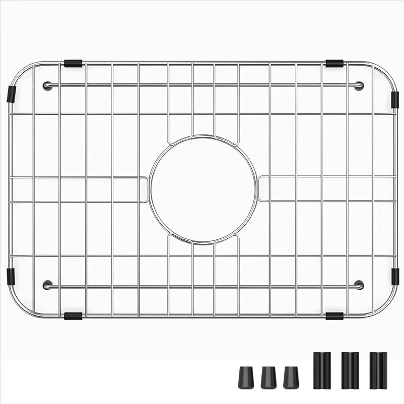 Rejilla fregadero acero inox 18x12.5" drenaje centrado